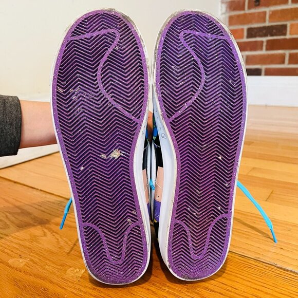 Size 9.5 - Nike Blazer Mid 77 Flyleather x Ruohan Wang - Picture 13 of 16